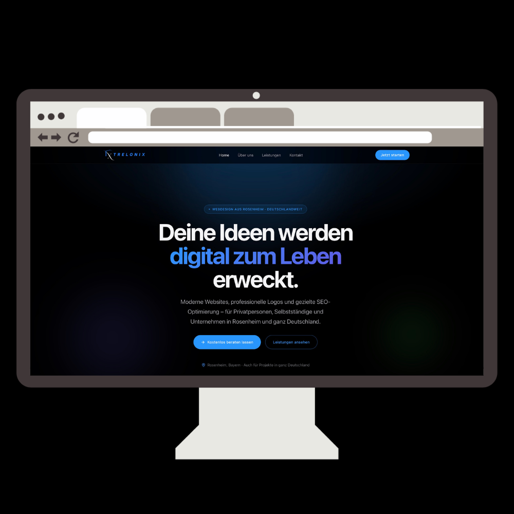Webdesign & Entwicklung – Trelonix Rosenheim